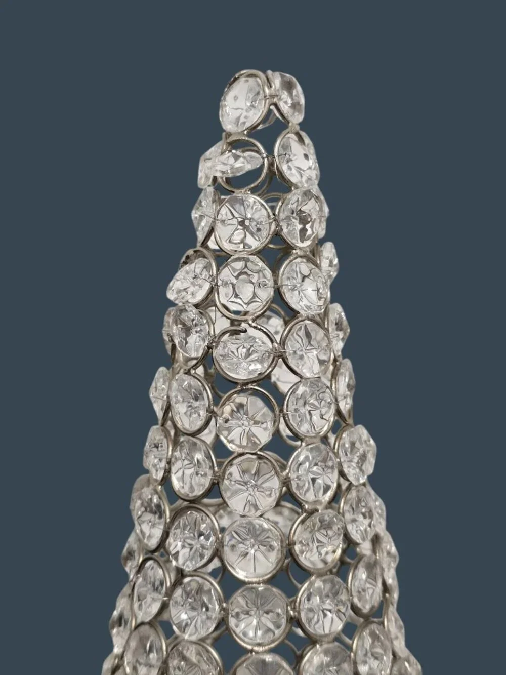 Crystal Cone Christmas Tree Tabletop Accent 18